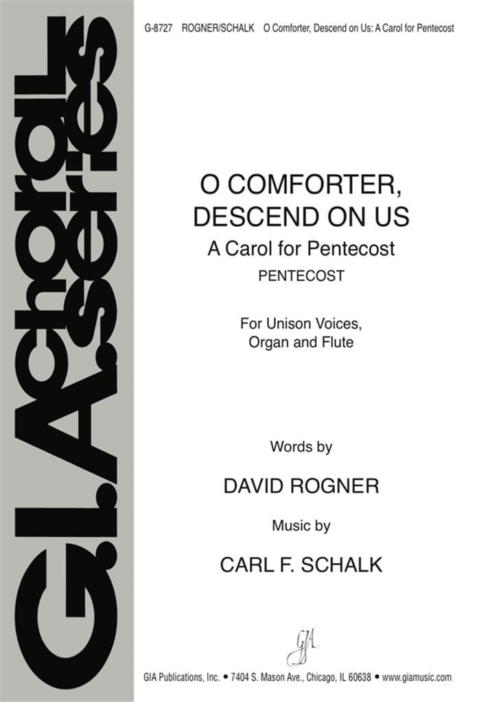 O Comforter, Descend on Us - Instrument edition